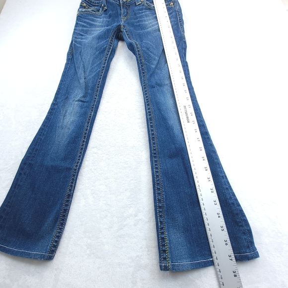 Rock Revival Jeans Womens Size 28 Gwen Boot Butt Flap Pocket *Minor Flaw* - Picture 5 of 11